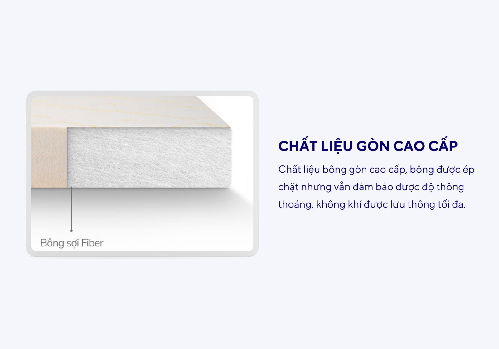 Nệm bông ép Aroma Fiber