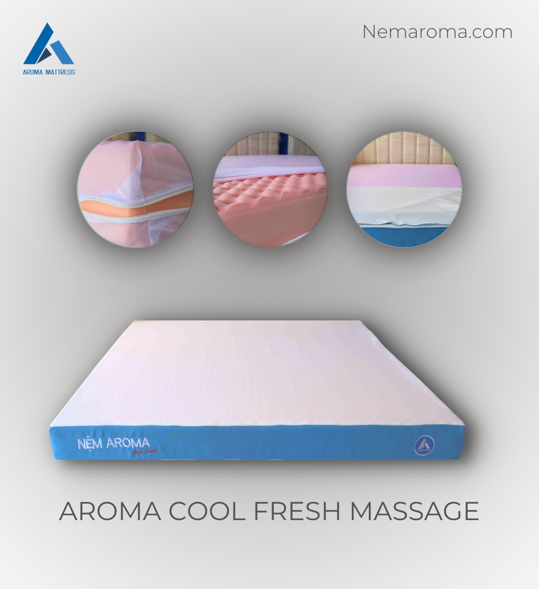 Nệm foam aroma cool fresh massage có điểm gì nổi bật