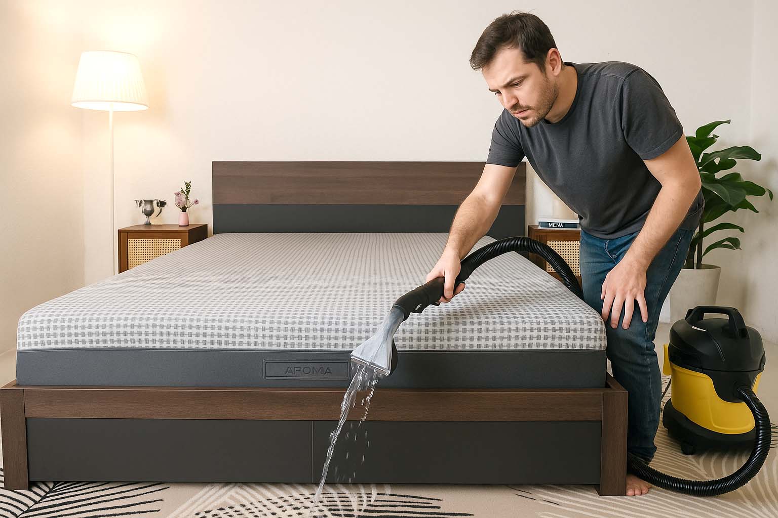 Cách Xử Lý Nệm Cao Su Bị Ướt Đúng Cách