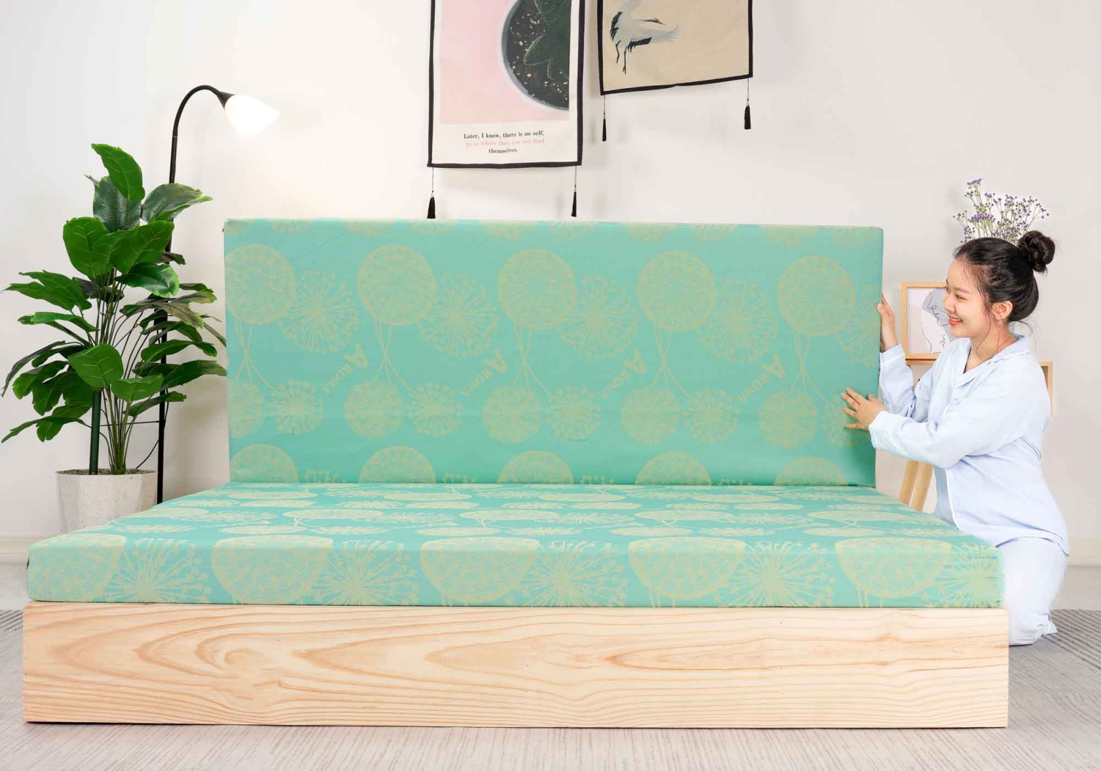 Giá bán nệm bông ép gấp 3 1m2 mới nhất