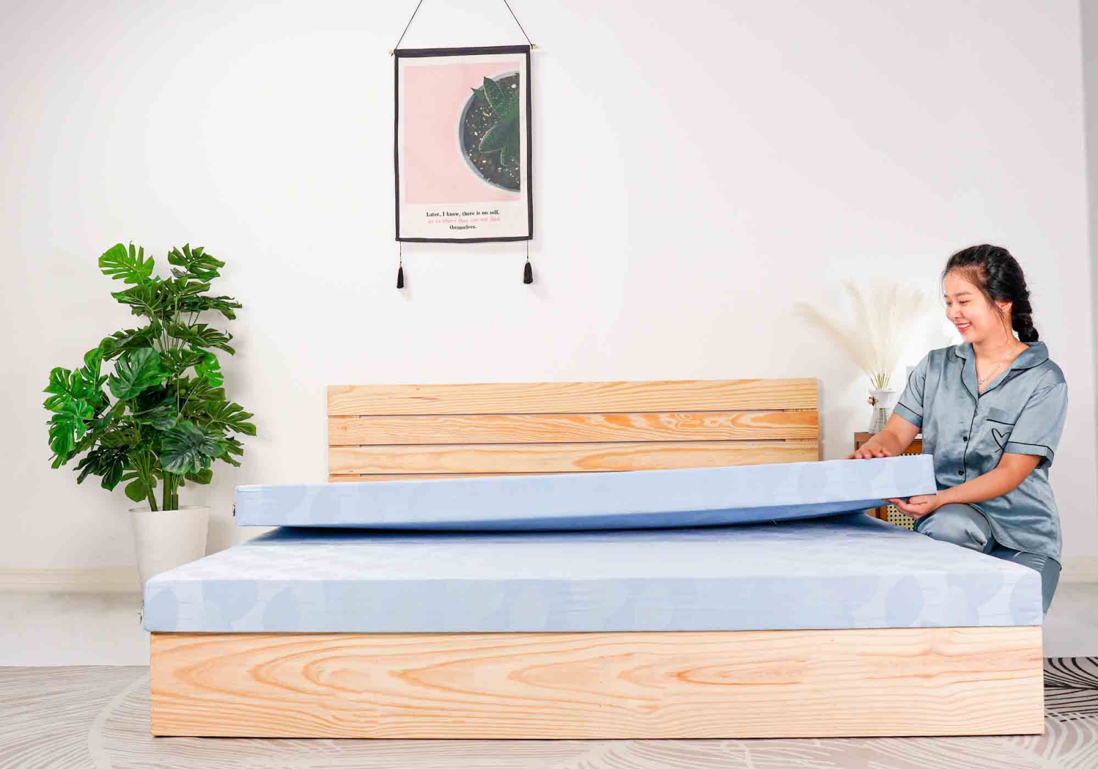 Giá bán nệm bông ép gấp 3 1m2 mới nhất