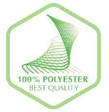 100% sợi Polyester cao cấp