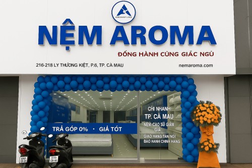 Cửa Hàng Bán Nệm Aroma tại Cà Mau