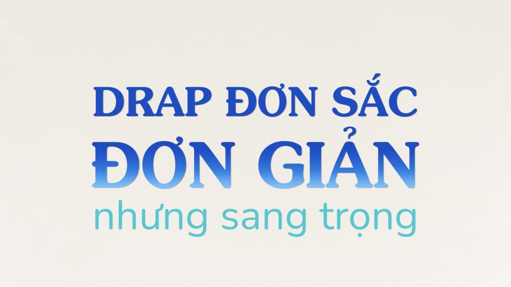 Drap đơn sắc