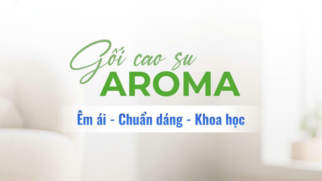 Gối cao su công thái học